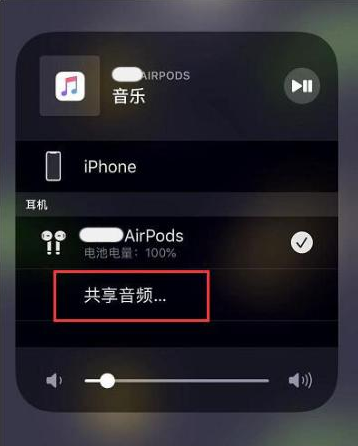 阿巴嘎苹果14音频维修点分享iPhone14音频共享设置方法 