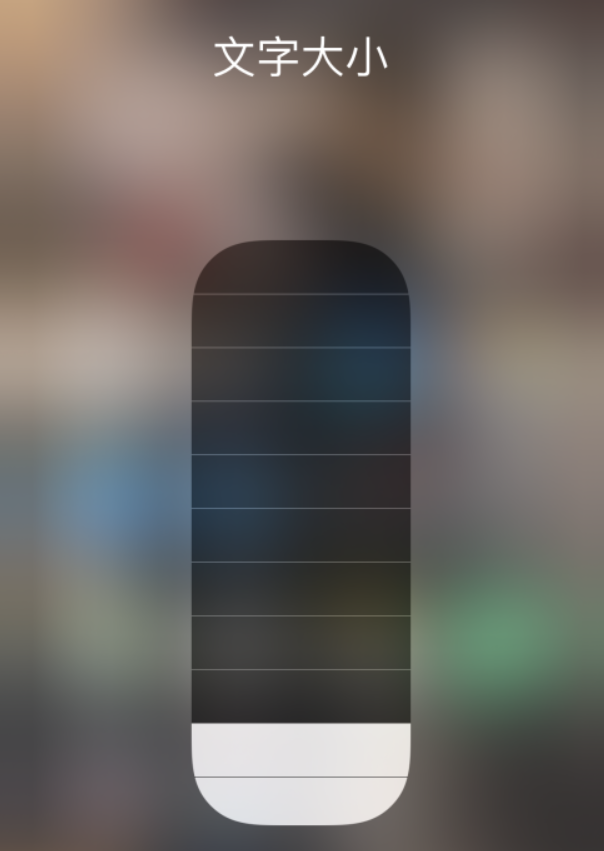 阿巴嘎苹果手机维修分享小技巧：在 iPhone 控制中心快速调节字体大小 